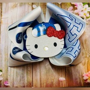 L.A Dodgers boutique bow